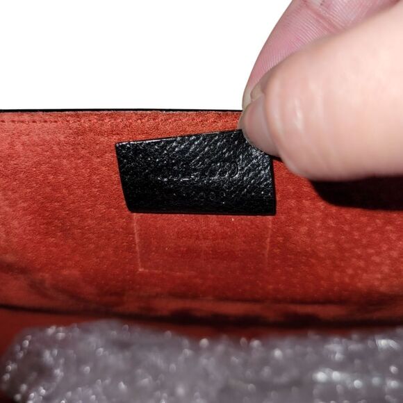 Gucci Black Leather Tote Shoulder Bag - Picture 6 of 16